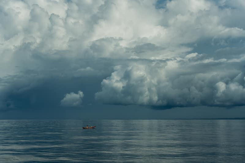 Fisherman on the horizon