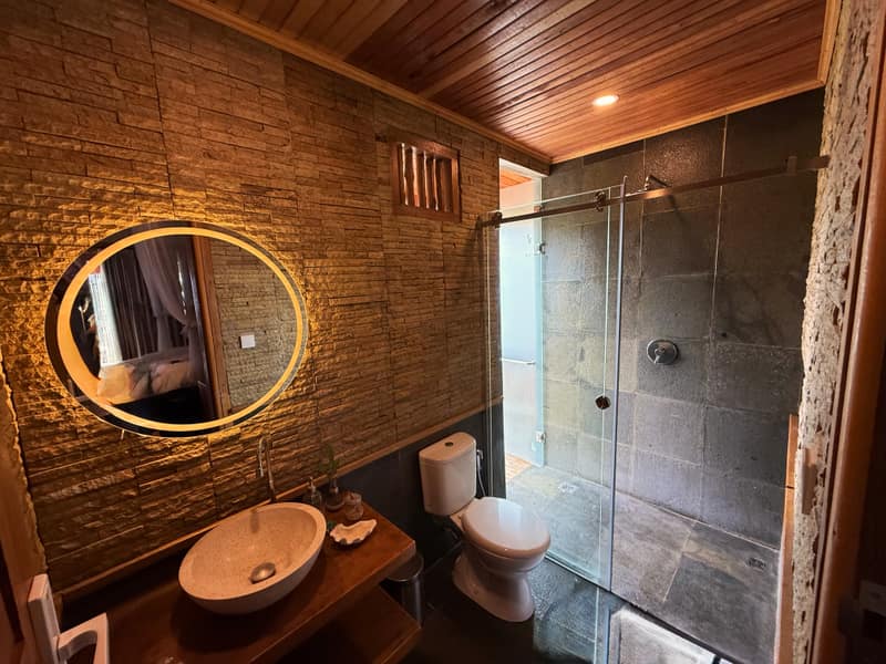 The bathroom