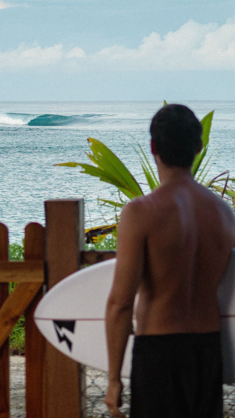 Bintang's quebrando na frente das villas