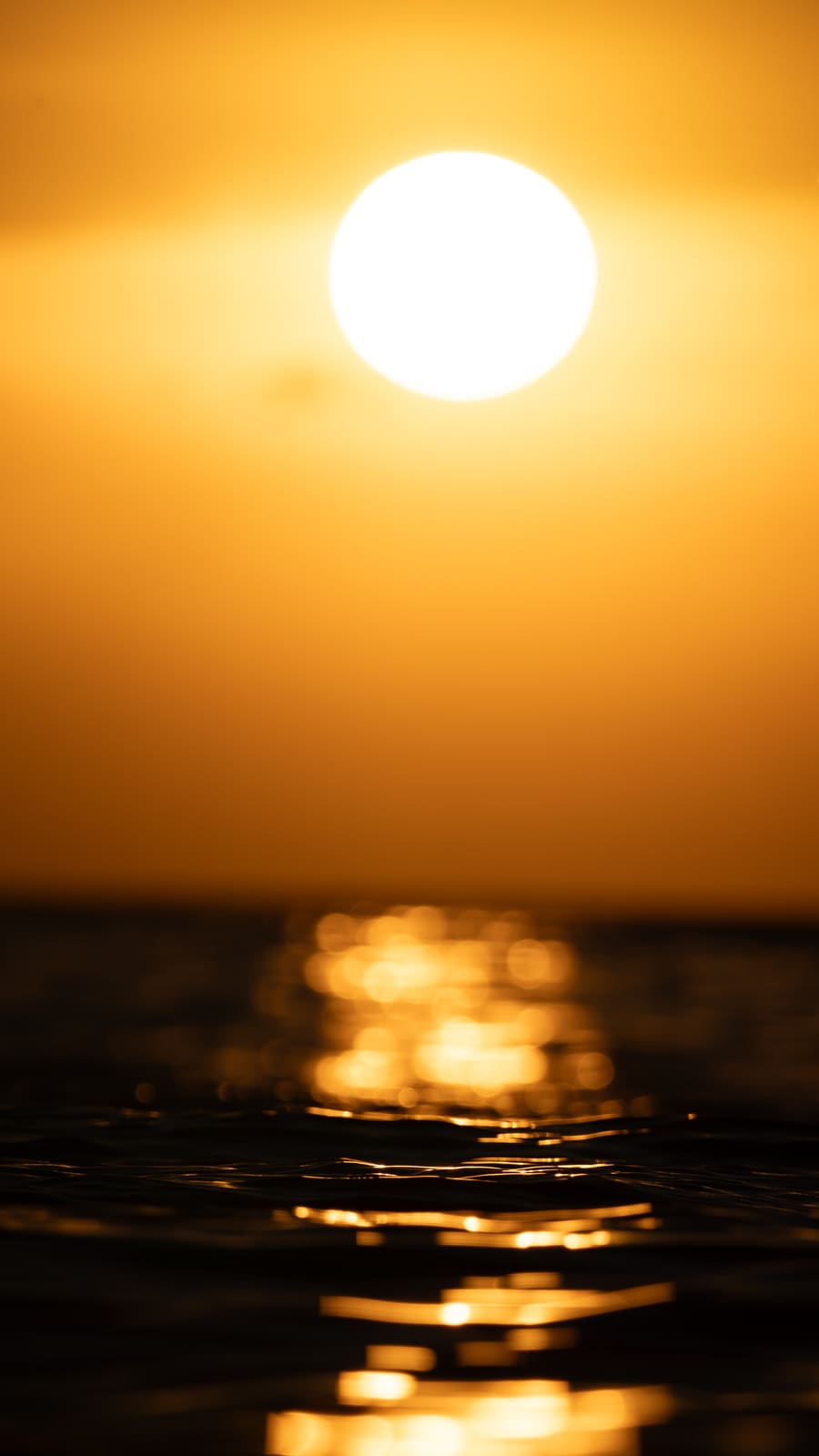 Pôr do sol no horizonte de Katiet